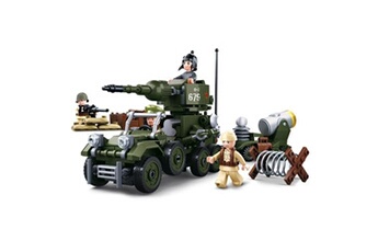 Jeu de construction brique emboitable compatible lego sluban wwii 2ème  guerre mondiale tank destroyer armé militaire m38 b0687 soldats articulés -  Lego - Achat & prix
