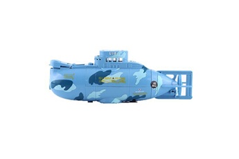 Bateau de Plongée Sous-Marin Télécommandé Jouet RC Rechargeable - Bleu