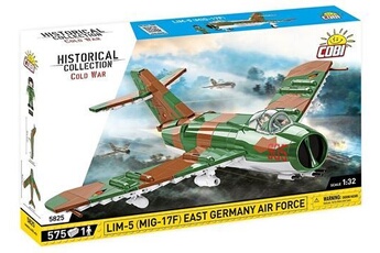 autres jeux de construction cobi 5825 - avion de chasse lim-5 (mig-17f) allemagne de l'est air force (jeu de construction)