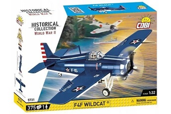 autres jeux de construction cobi 5731 - avion f4f wildcat (jeu de construction)