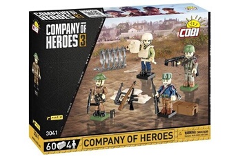 autres jeux de construction cobi 3041 - company of heroes 3, 4 personnages (jeu de construction)