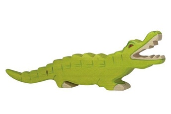 figurine en bois crocodile