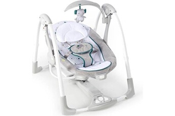 Kimbosmart Balancelle bébé - Transat électrique Rose - Chaise