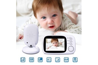 Moniteur bébé, babyphone caméra numérique sans fil, ecoutes bébé comme interphone bidirectionnel écran lcd 2.0 pouces, vb603