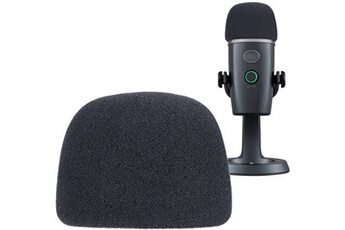 Bonnette en mousse pour microphone à main - Grand filtre anti-pop en mousse  pour microphone à main - Rouge