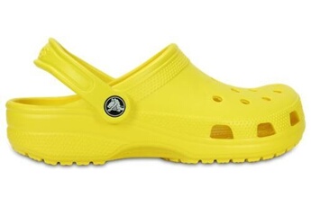 crocs classic clogs chaussures sandales in lemon jaune 10001 7c1 [m5 / w6]