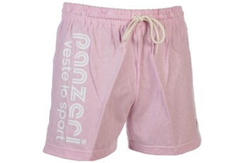 short et bermuda sportswear panzeri shorts multisports uni a rose jersey short rose taille : l