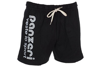 short et bermuda sportswear panzeri shorts multisports uni a noir jersey shor noir taille : xl