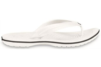 tongs claquettes crocs crocband flip blanche blanc taille : 42-43 réf : 12863