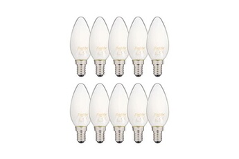 DiCUNO Ampoule LED E14, blanc chaud 2700K, 4W ampoule led flamme