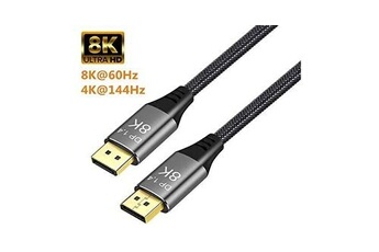 Rankie Câble DisplayPort (DP) vers HDMI, 4K Câble Mâle vers Mâle,  Compatible avec HP, ThinkPad, AMD, NVIDIA, Desktop et plus, 1,8 m (Noir) :  : High-Tech