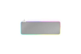 DELTACO GAMING - WHITE LINE WMP90 - Tapis de souris XL RGB