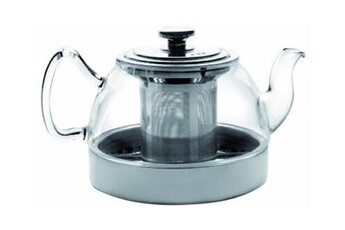 Cuisinière à induction Théière en verre résistant à la chaleur Pot filtrant  multifonctionnel (Pot de 1000 ml)