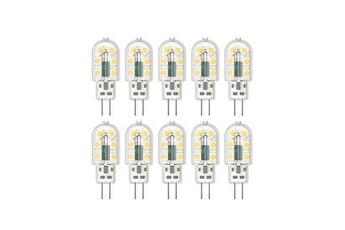 Lot de 10 ampoules LED G4 blanc froid 3 W 230 V 3 W équivalent à une  ampoule de 30 W 6000 K 300 lm