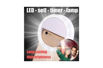selfie led anneau flash light téléphone portable 36 leds selfie lampe anneau clip
