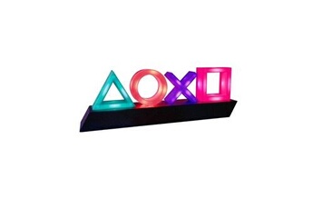 lampe de bar couleur néon en acrylique signe playstation contrôle vocal icône de jeu éclairage d'atmosphère ornement décoratif