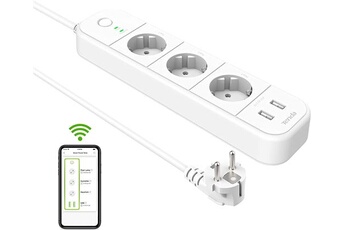 USMART Multiprise connecté Wifi avec 3 prises et 3 USB – Votre partenaire  hi-tech !