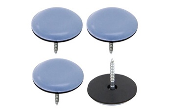 Patins en feutre pour meubles - Patins ronds à clouer pour pieds de chaise 