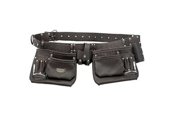 SILVERLINE Double ceinture-sacoche en daim à outils/clous,11