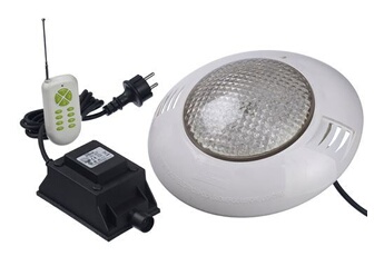 Lampe de Piscine, Lumières LED Submersible Étanche de Lumière de Nuit de  Projecteur Piscine de 30W RGB 300 LED avec Télécommande : :  Luminaires et Éclairage