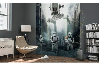 ' 001 de dvd2 Star Wars Papier peint photo non tissé de"Star Wars Imperial Forces, Taille 200 x 250 cm (Largeur x hauteur), 2 Chemins, avec colle,