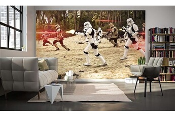 ' 011 de dvd2 Star Wars Papier peint photo non tissé de"Star Wars Imperial Strike Taille 200 x 250 cm (Largeur x hauteur), 2 Chemins, avec colle,