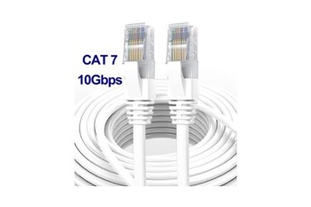 Goobay Câble Réseau LAN Mono Cat 6 U/UTP 350 m (Blanc) - Câble