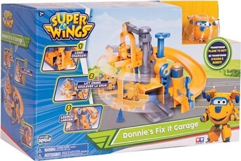 super wings - donnie's fix it garage\ + 1 figurine \pop-transform\ multicolore