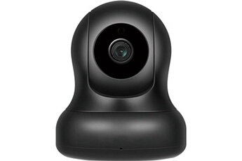 Caméra de Surveillance AS90CA Sans Fil HD Câble Electrique Intérieur Noir