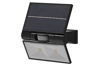 Eclairage extérieur solaires Maclean MCE442 Lampes solaires Projecteur à LED  avec détecteur de mouvement Projecteur solaire Applique murale solaire  détecteur de crépuscule P44 6 W 360