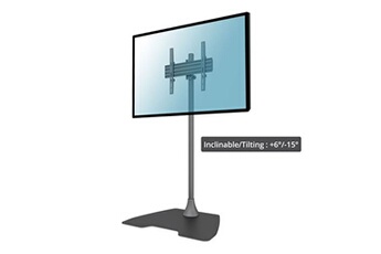 Support plafond inclinable pour 1 écran TV 43´´-75´´ Hauteur 150cm