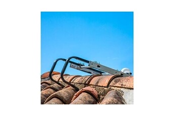Crochet de faitage aluminium pour échelle de toit bois - Centaure