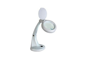 lampe-loupe 3 + 12 dioptries - 12w - blanc