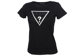 Tee shirt manches courtes Logo i black mc tee girl Noir Taille : 12 ans