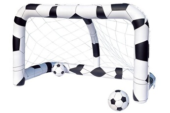 jeux gonflable soccer net blanc taille : uni