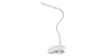 Lampe de bureau GENERIQUE Lampe de table led flexible support bureau usb  clip lit étude livre lecture ampoule d'alimentation - noir