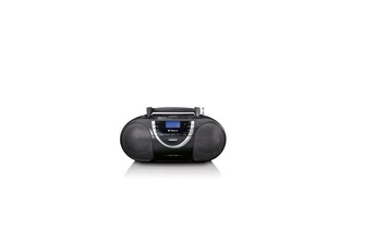 mini Chaîne HIFI Stéréo avec CD USB Bluetooth FM DAB+ 100W gris noir