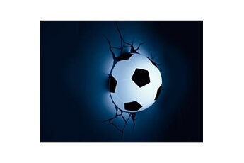 Lampe 3D Football : OM sur ballon de foot