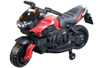 : moto électrique pour enfant avec stabilisateurs et effets sonores ekm-70