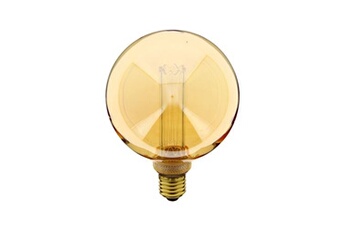 Ampoule LED POIRE AMBRÉ ST64 30W E27 lumière chaude coloris jaune 14 x 6 cm