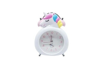 RADIO REVEIL,unicorn A--Réveil licorne pour enfants, horloge à Double  cloche avec rétro éclairage, jolie horloge de bureau, décorati - Cdiscount  TV Son Photo