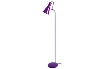 95103 lampadaire liseuse articulé métal violet l 40 p 40 h 150 cm ampoule e27