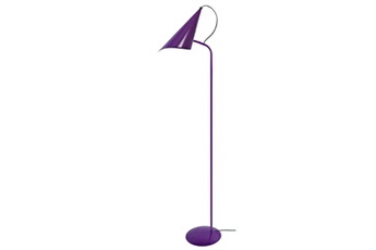 95094 lampadaire liseuse articulé métal violet l 40 p 40 h 150 cm ampoule e27