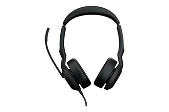 Jabra Evolve2 Buds UC - Écouteurs sans fil avec micro - intra-auriculaire -  Bluetooth - Suppresseur de bruit actif - USB-A via adaptateur Bluetooth -  isolation acoustique - noir - certifié Zoom