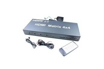 Splitter HDMI2.0 & HDCP2.2 1 entrée-16 sorties EDID RS232 4K60Hz