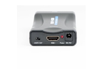 AMANKA Adaptateur Peritel HDMI, Convertisseur Péritel vers HDMI SCART HDMI  Adaptateur Compatible 720P/1080@60HZ pour HDTV DVD Blu-Ray Boîtier Décodeur