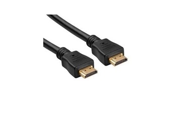 Rallonge HDMI 2m - Câble HDMI Mâle vers Femelle - Rallonge de Câble HDMI 4K  - Câble HDMI UHD 4K 30Hz avec Ethernet M/F - Câble HDMI 1.4 Haut Débit 