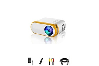 Mini Vidéoprojecteur-Mini Projecteur Portable 4000 Lumens 1080P Full HD Rétroprojecteur Compatible avec iPhone/Samsung/Hauwe