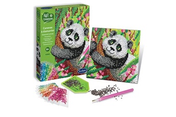 jeu créatif canevas à diamanter panda