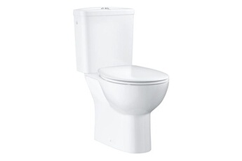 WC à poser sans bride Bau Ceramic Quickfix avec abattant frein de chute declipsable